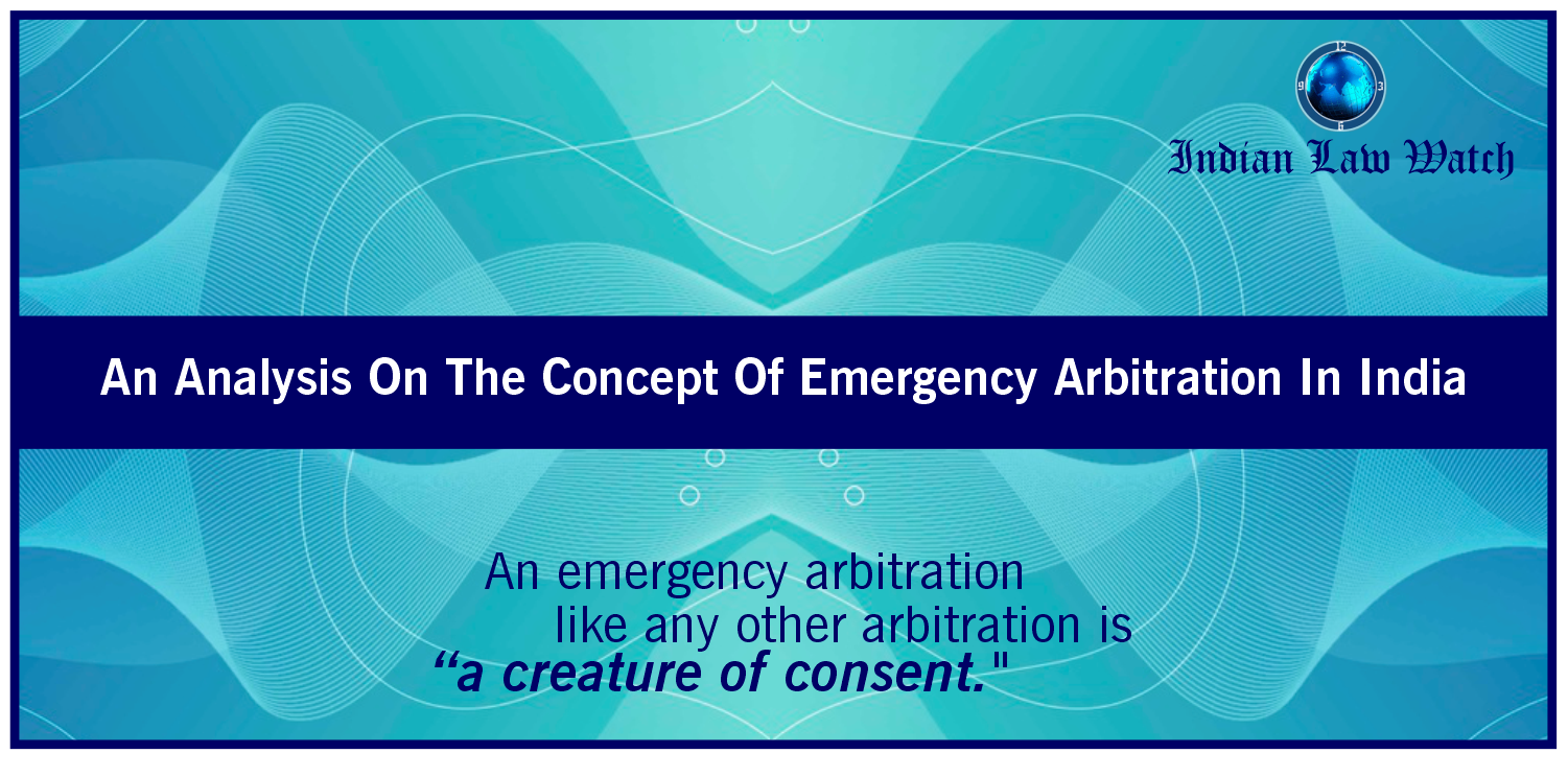 Emergency Arbitration