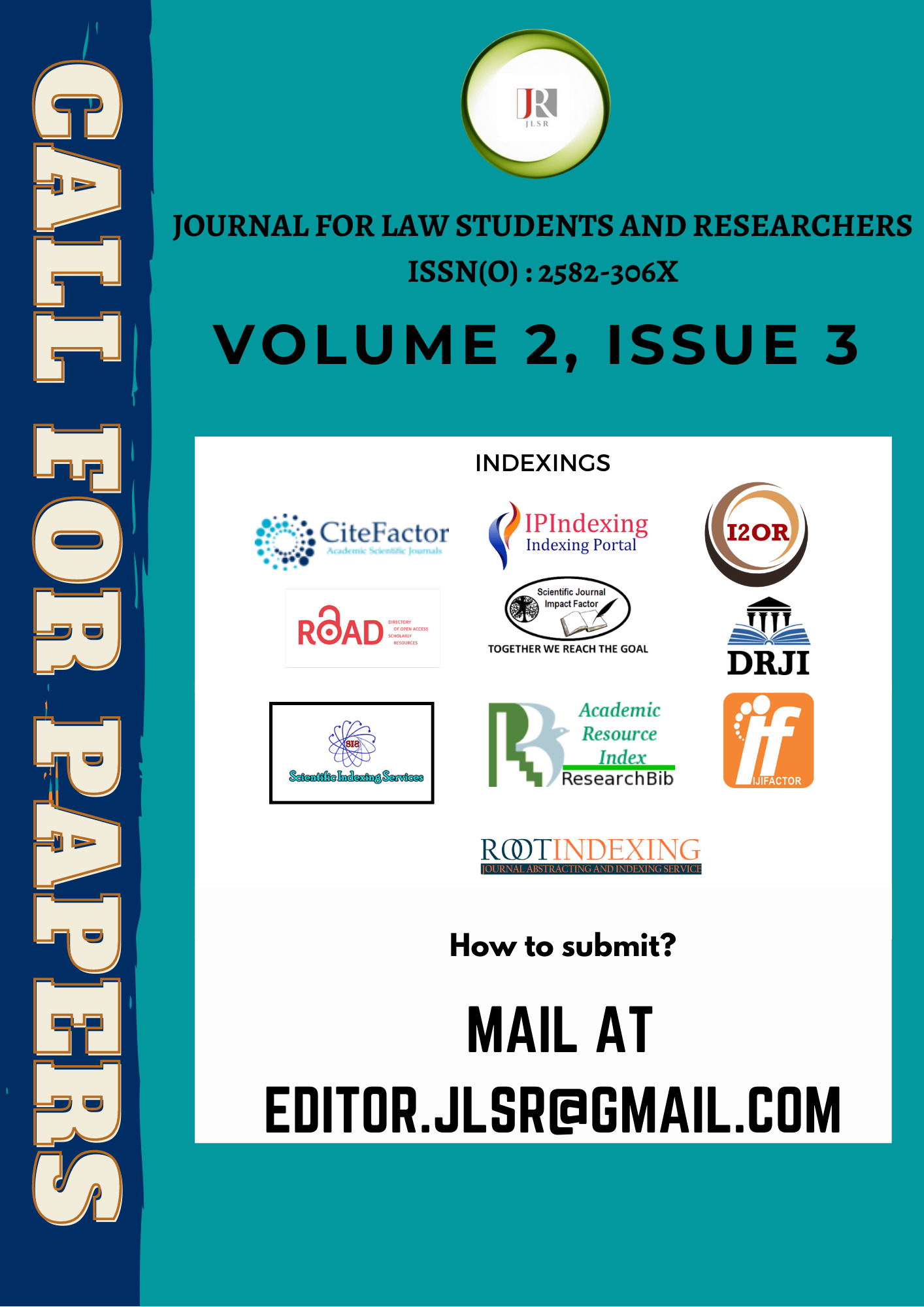 call for papers - JLSR
