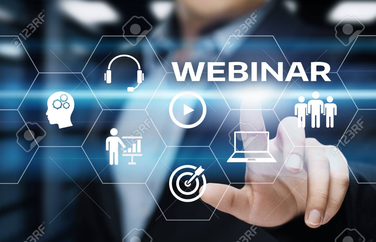 Webinar E-learning Training Business Internet Technology Concept