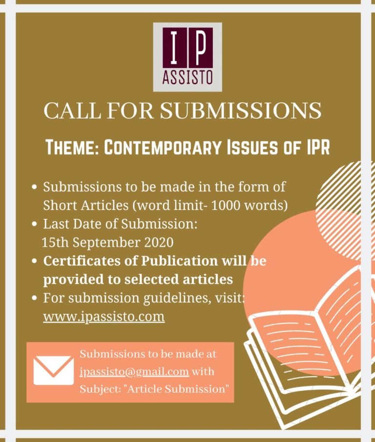 Call for Submission-IP Assisto