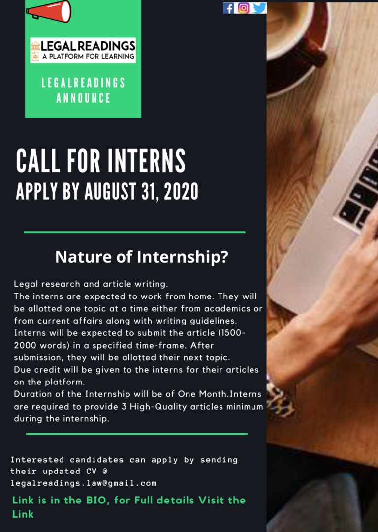 Internship!
