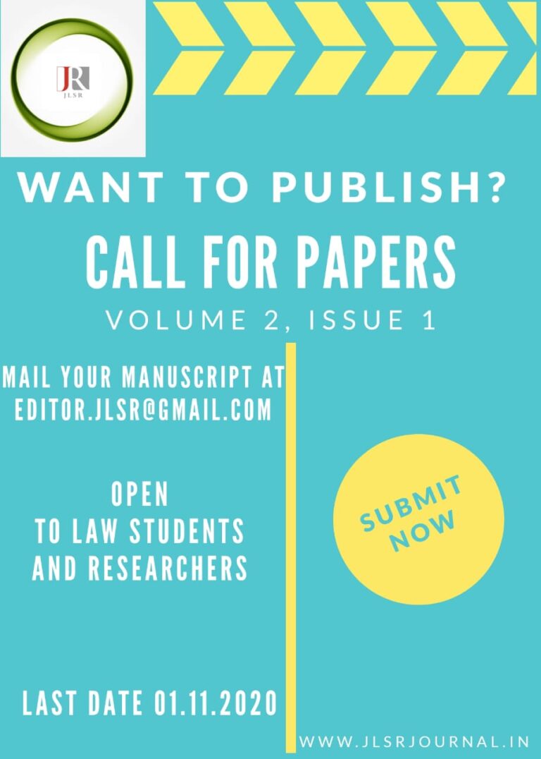 61. Call for Paper