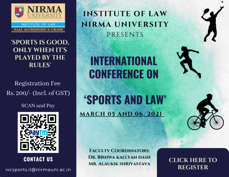 INTERNATIONAL CONFERENCE ON ‘SPORTS AND LAW’ (2)