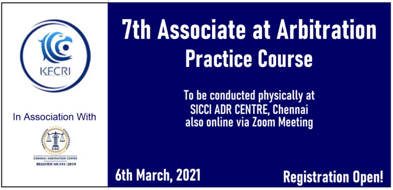 KFCRI - Associate at Arbitration