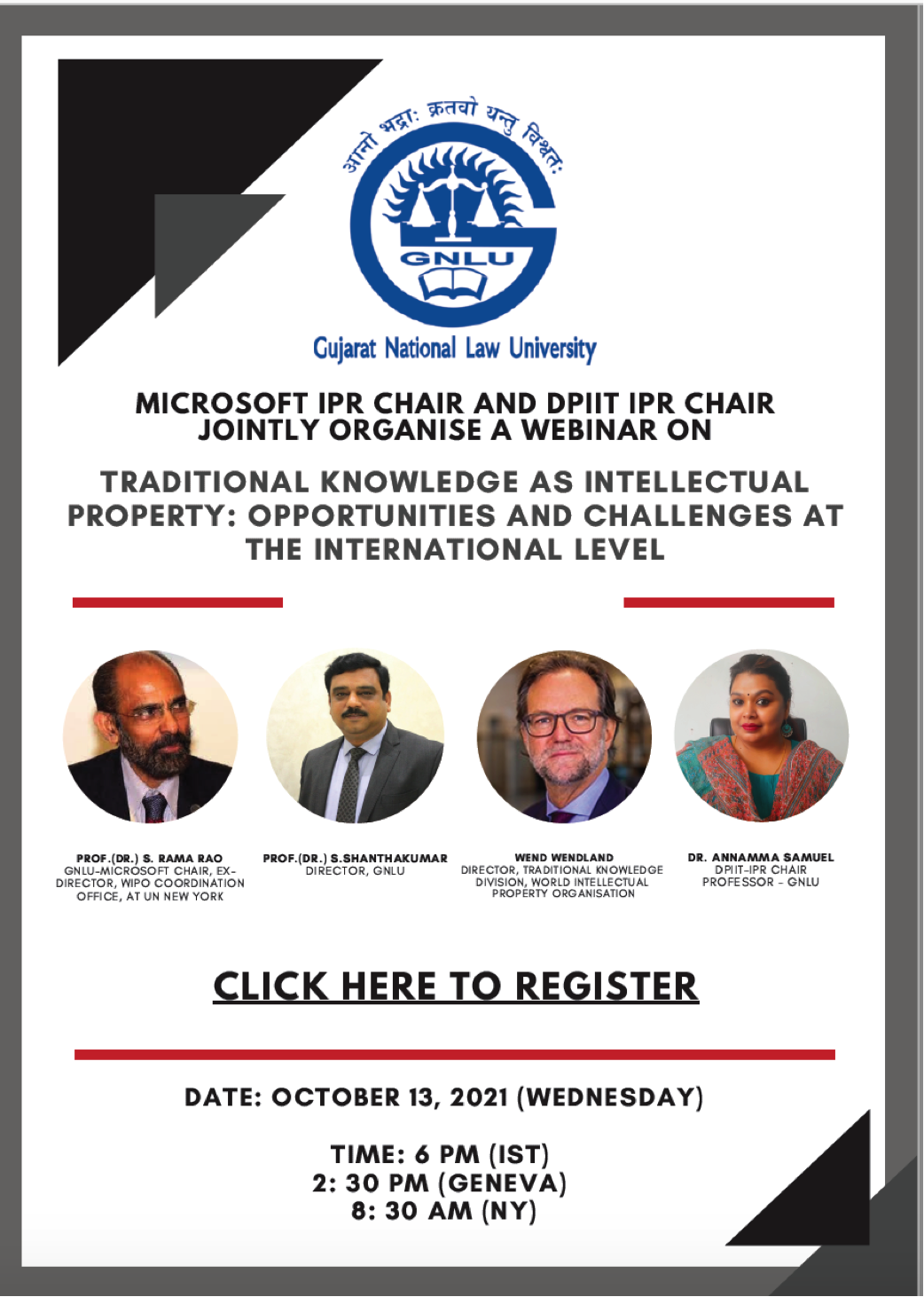 GNLU Poster for IPR