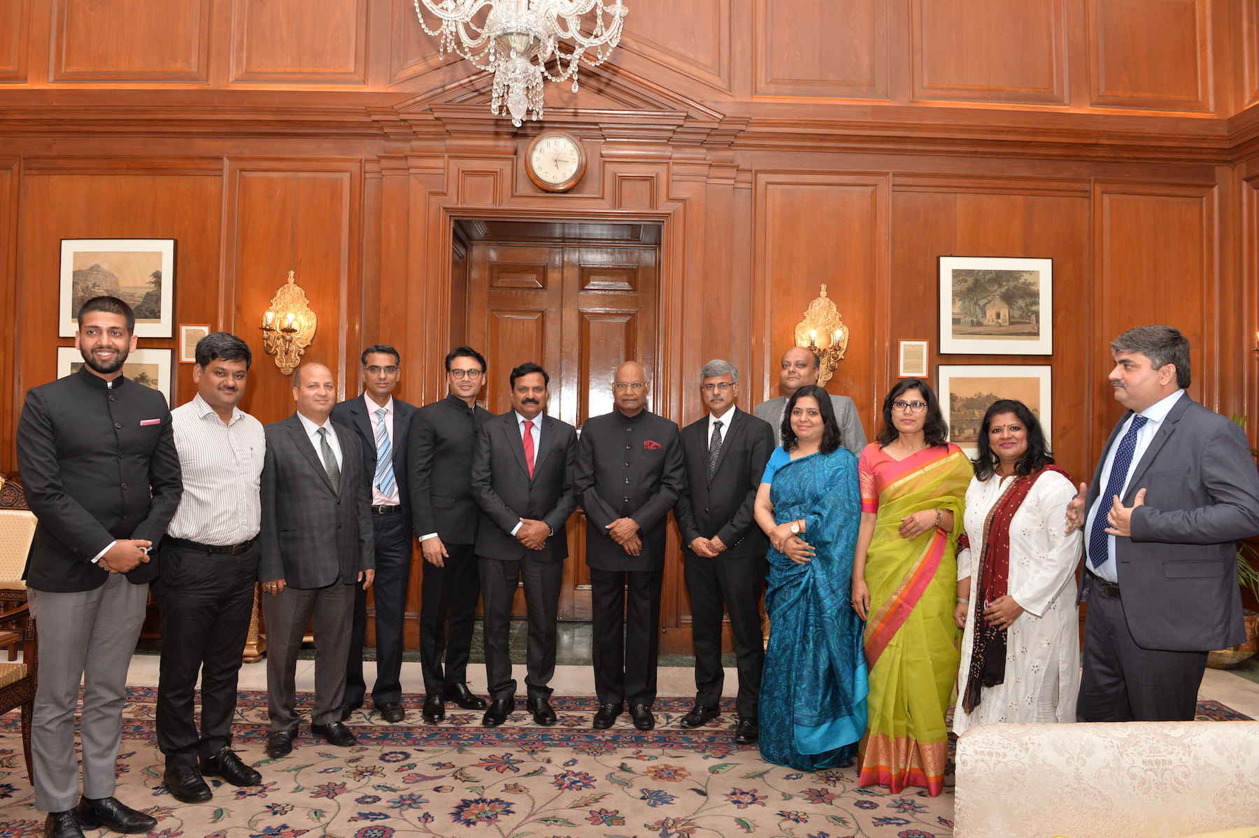 Picture of SCAORA with President