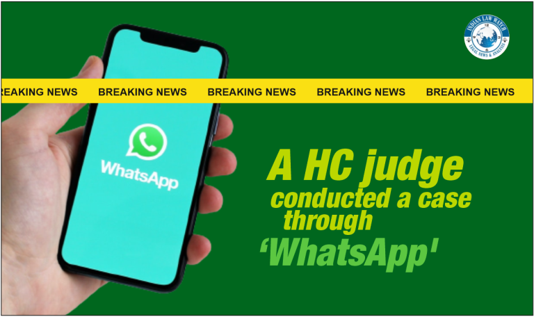 WhatsApp and case hearing