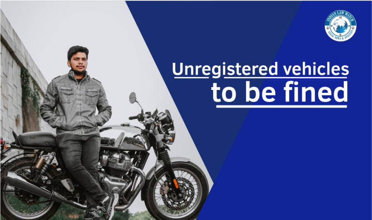 Unregistered vehicles