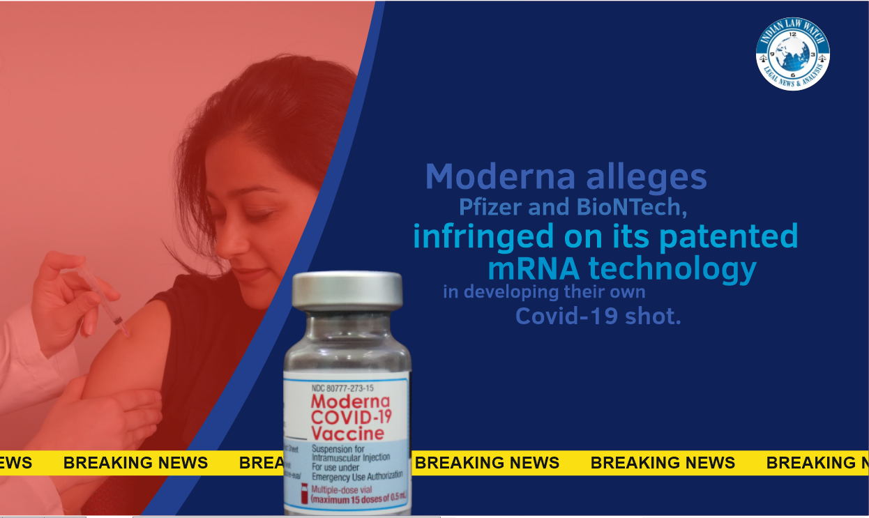 Moderna sues Pfizer