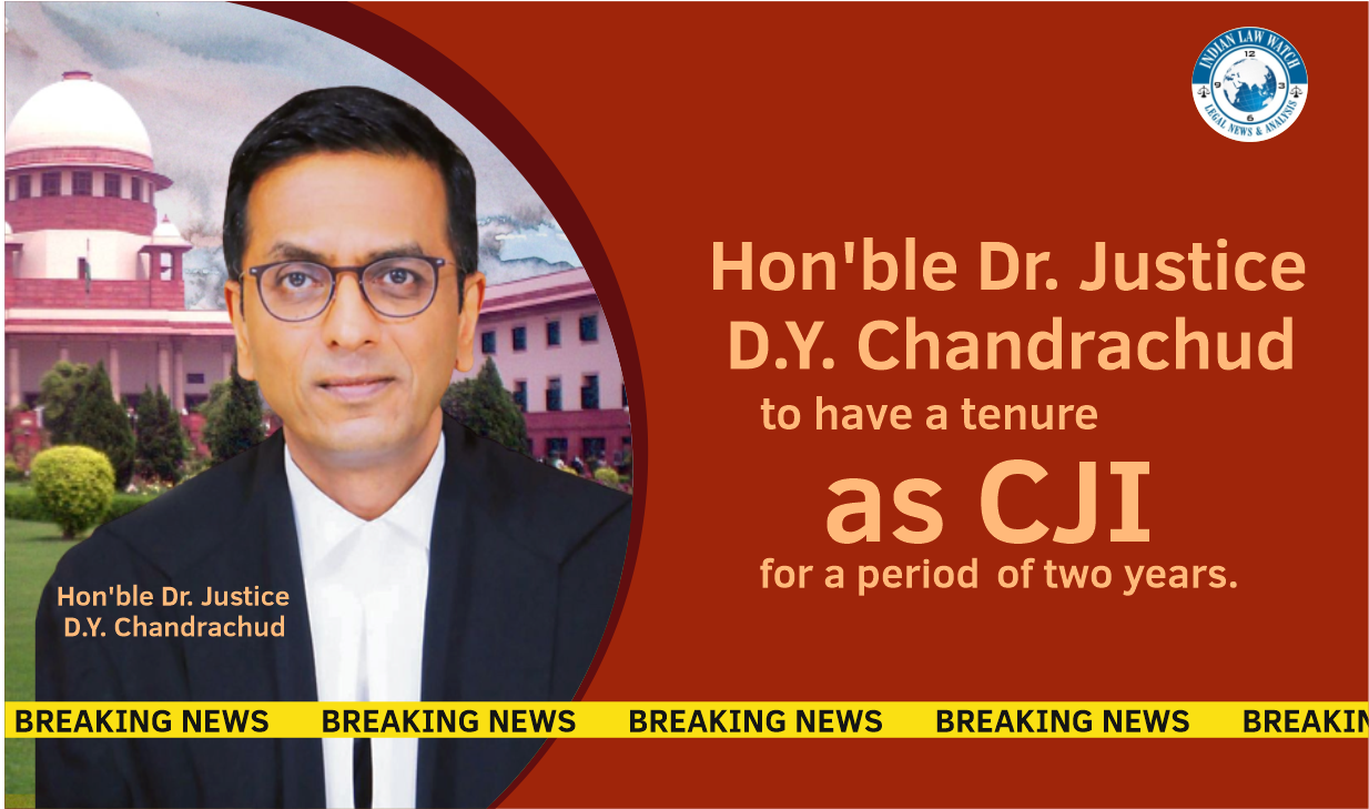 DY Chandrachud the new CJI