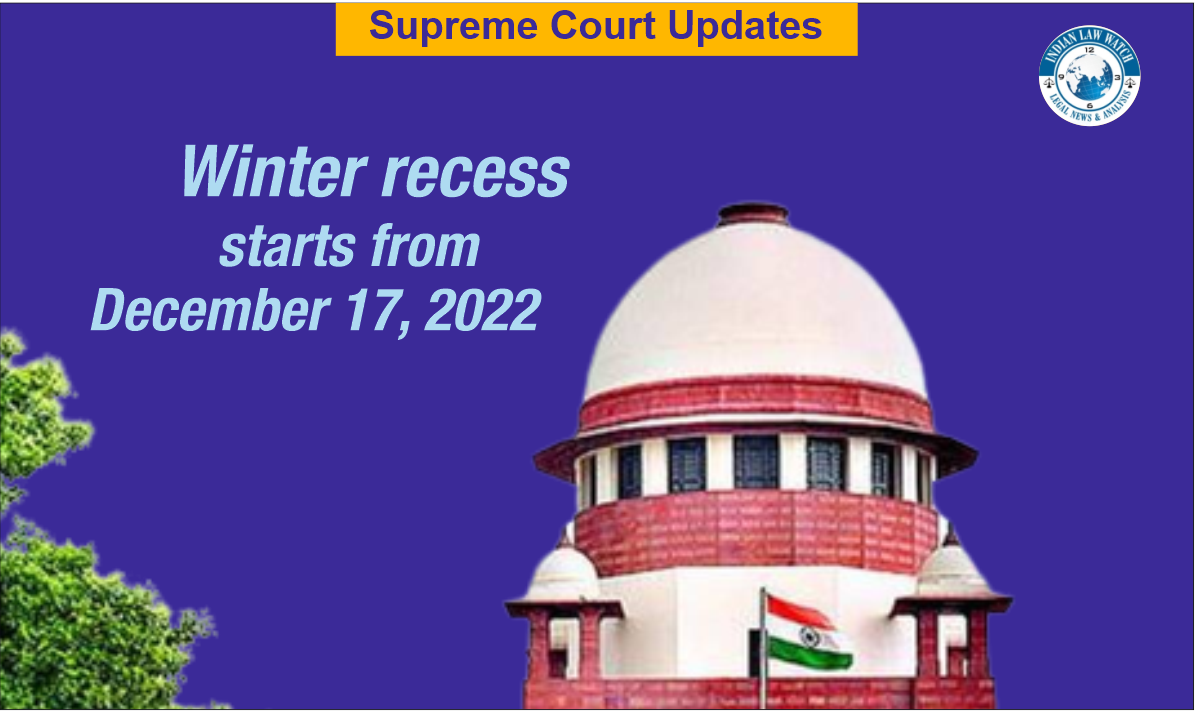Supreme Court winter recess