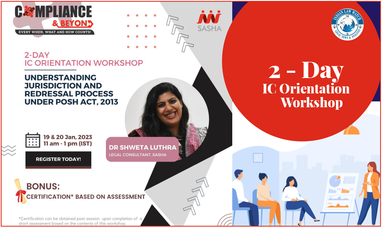 2-day IC Orientation Workshop
