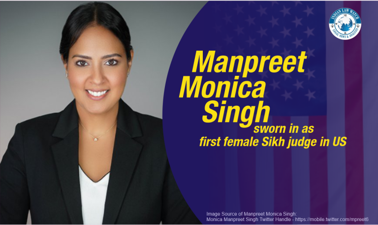 manpreet Monica Singh - Indian Law Watch