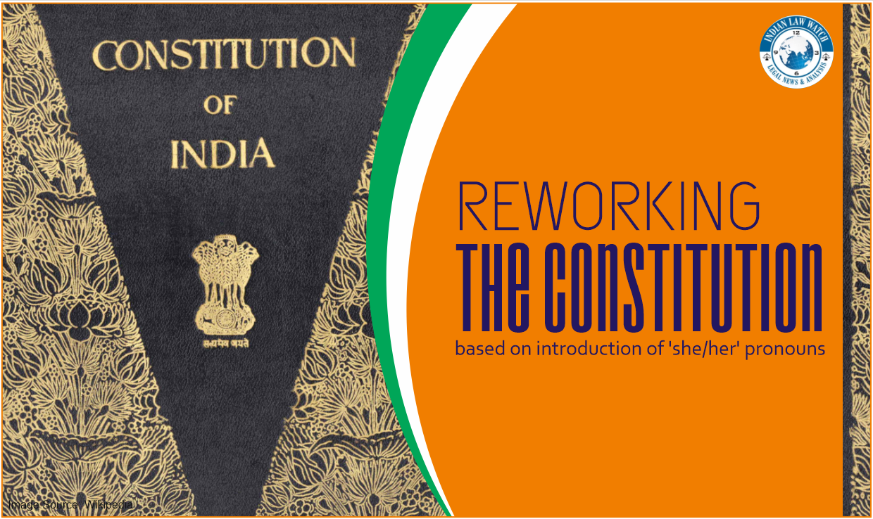 Reworking Constitution