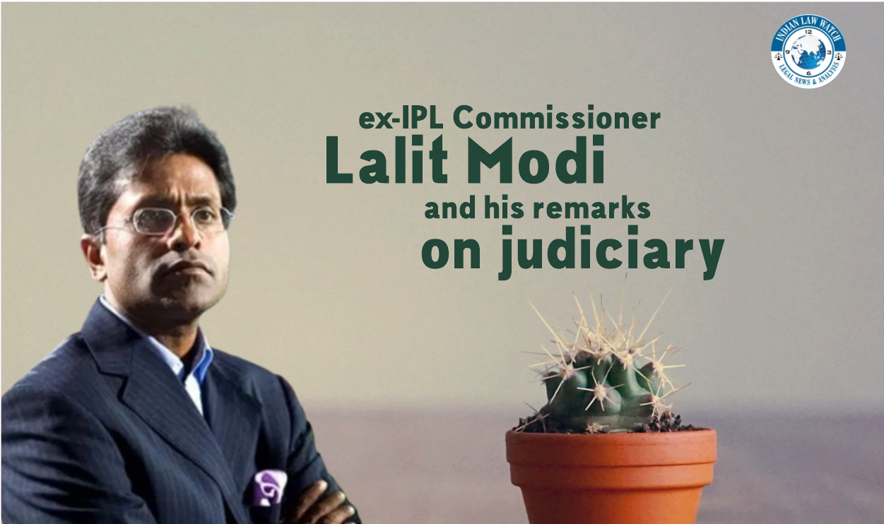 Lalit Modi and judiciary
