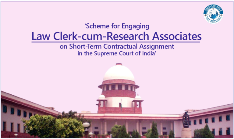 Law Clerk cum Research Assistant