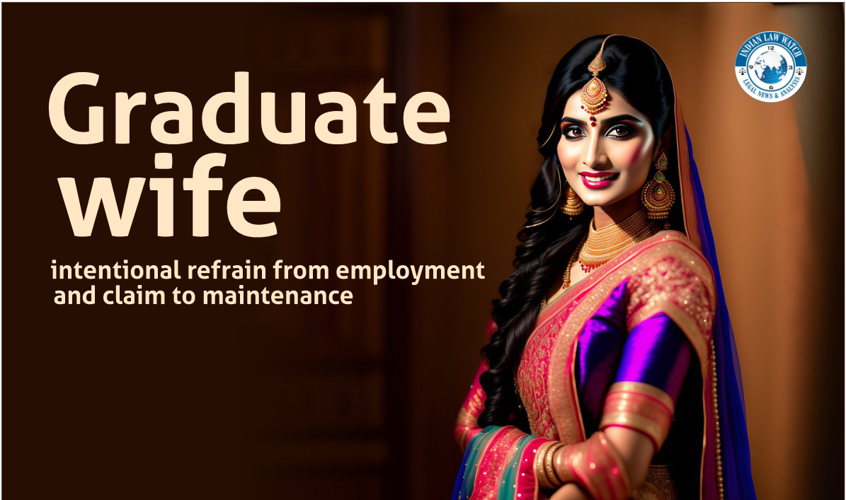 wife and intentional refrain from employment