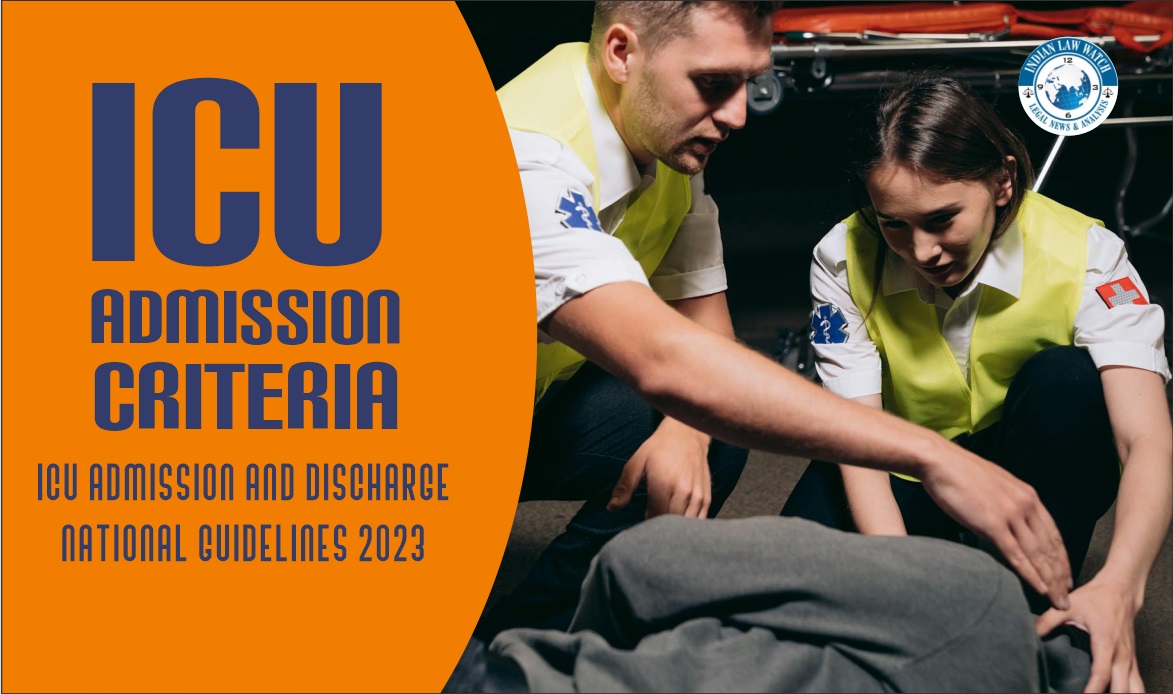 ICU Admission National Guidelines 2023