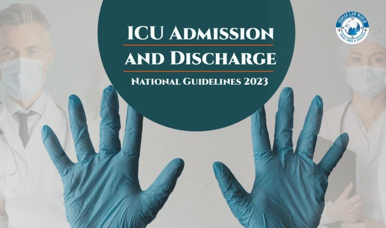 ICU admission and discharge guidelines