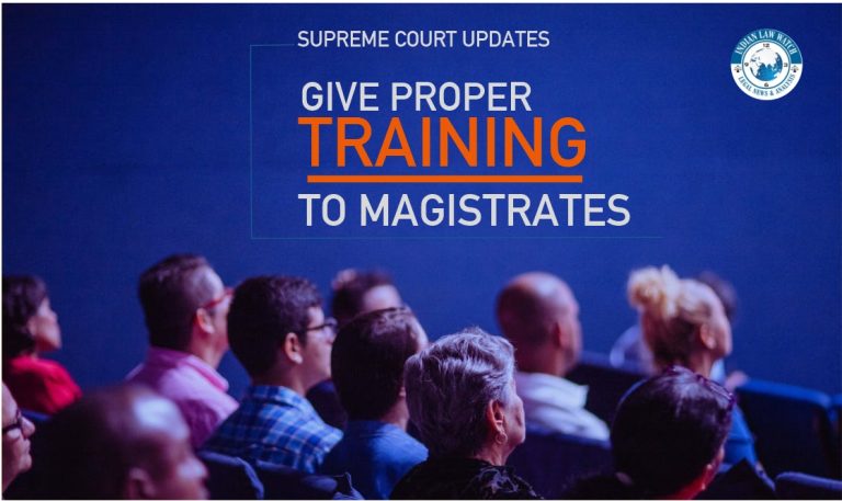 Training to magistrates