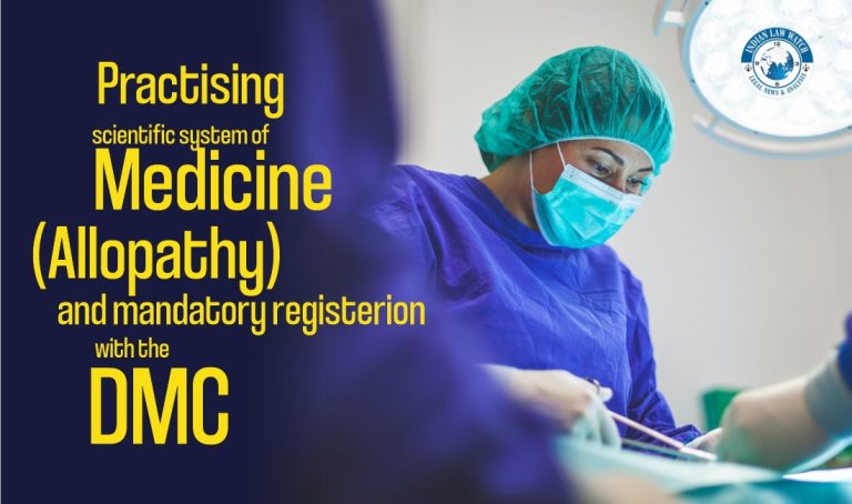 Allopathy - scientific system of medicine