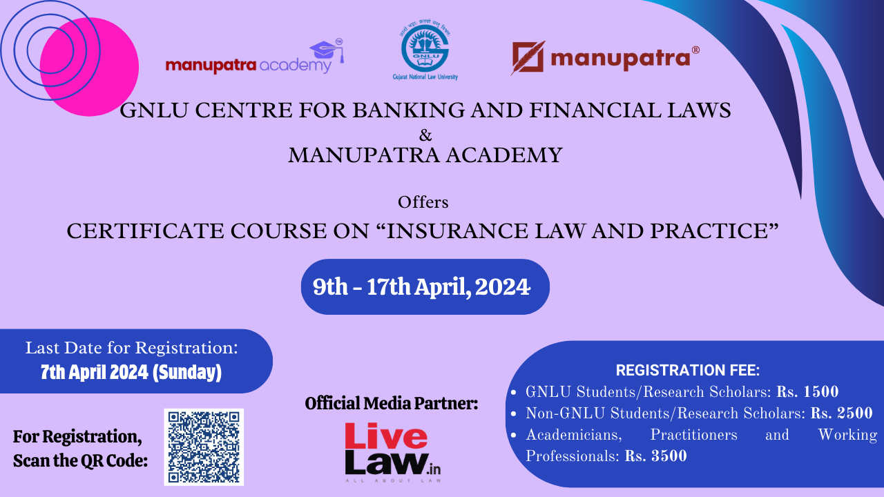 Certificate Course on Insurance Law and Practice