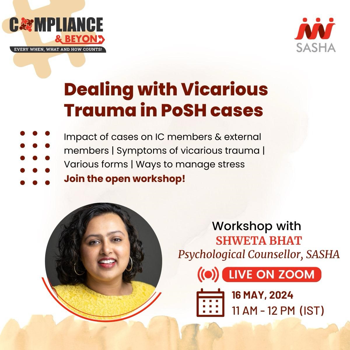 Dealing with vicarious trauma in PoSH cases