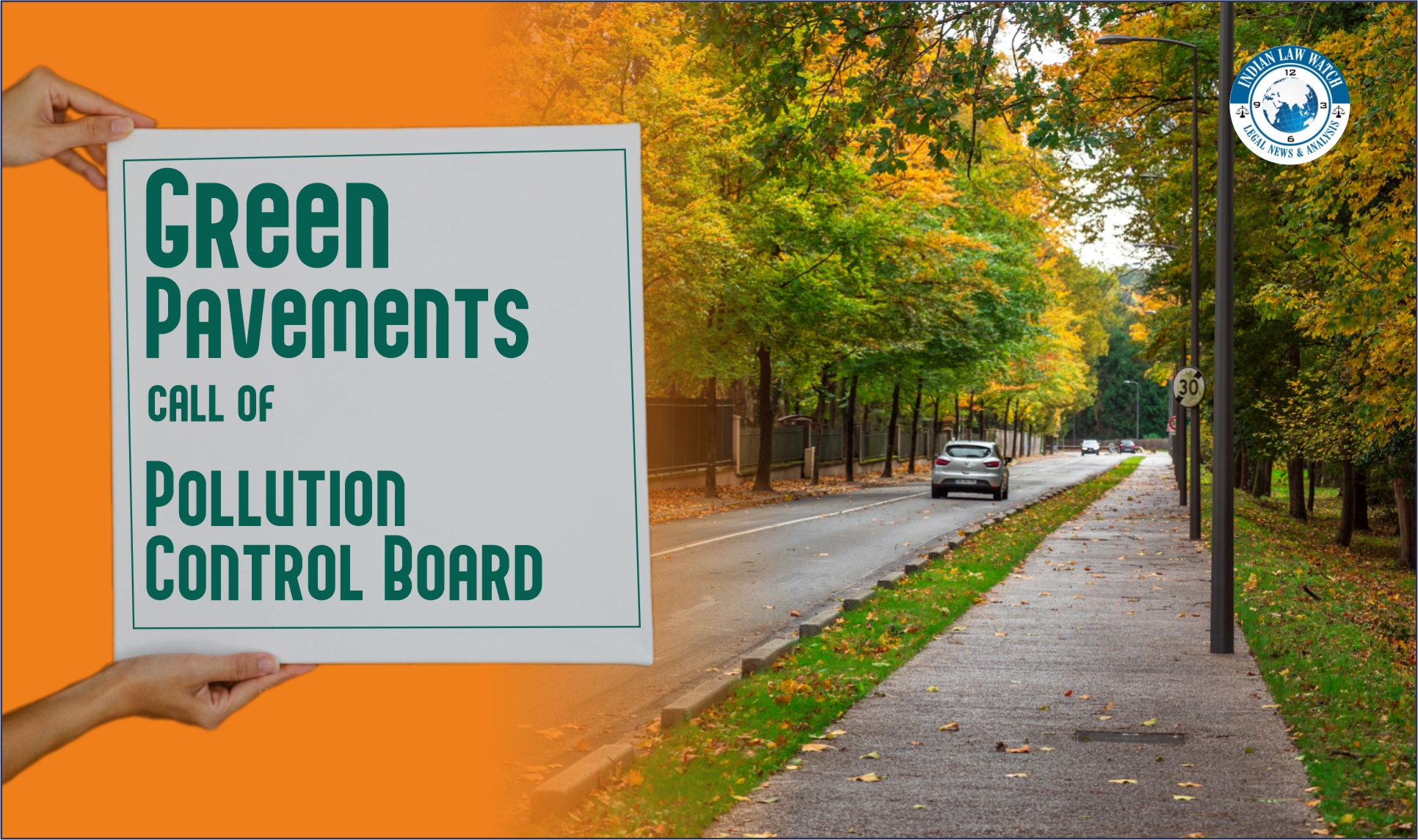 green pavements is the call of pollution control board