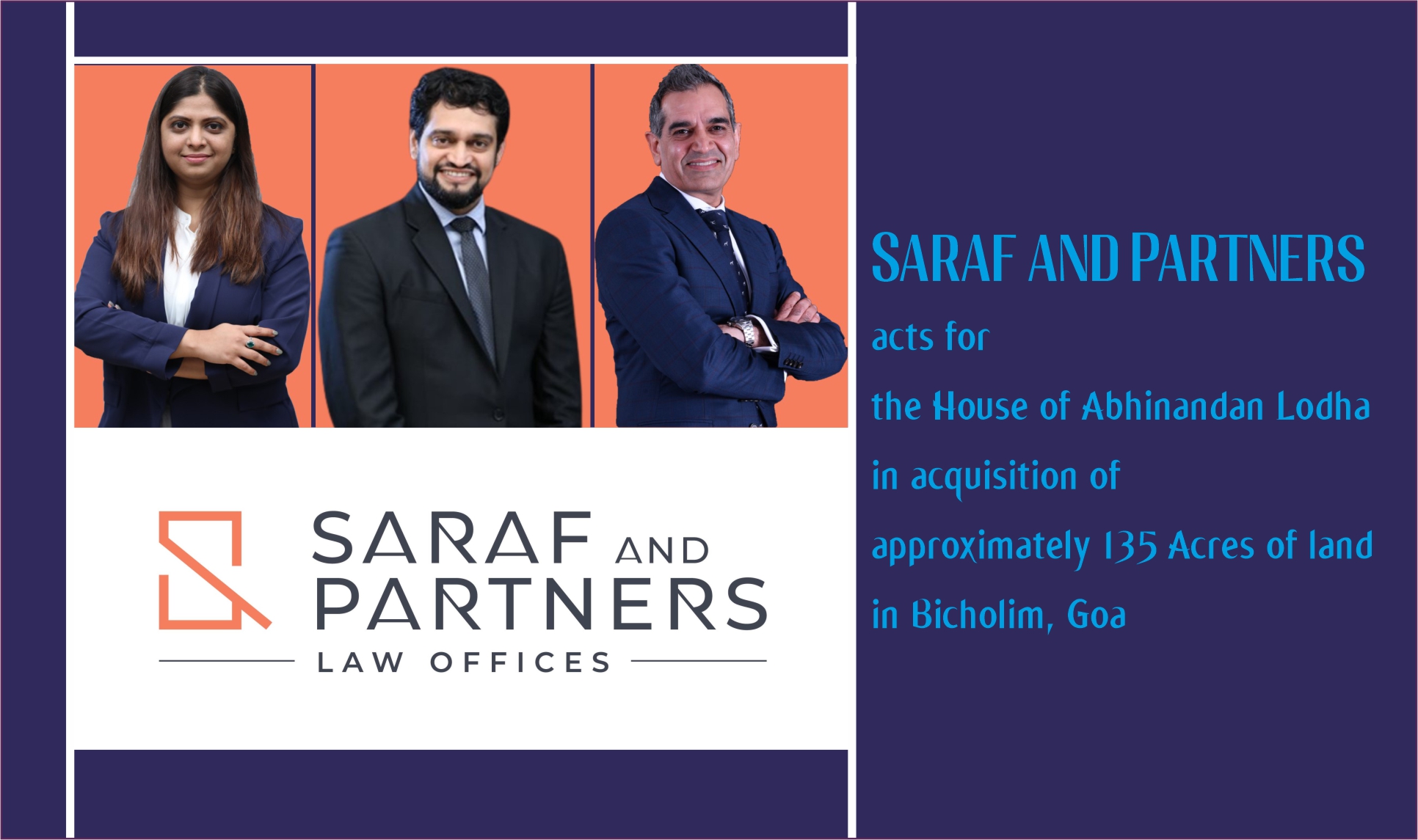 Saraf and partners and goa client