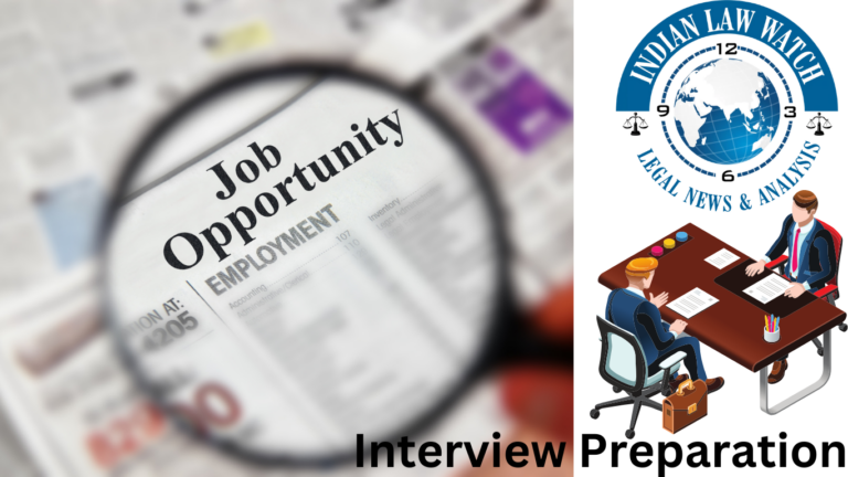 Job Preparation